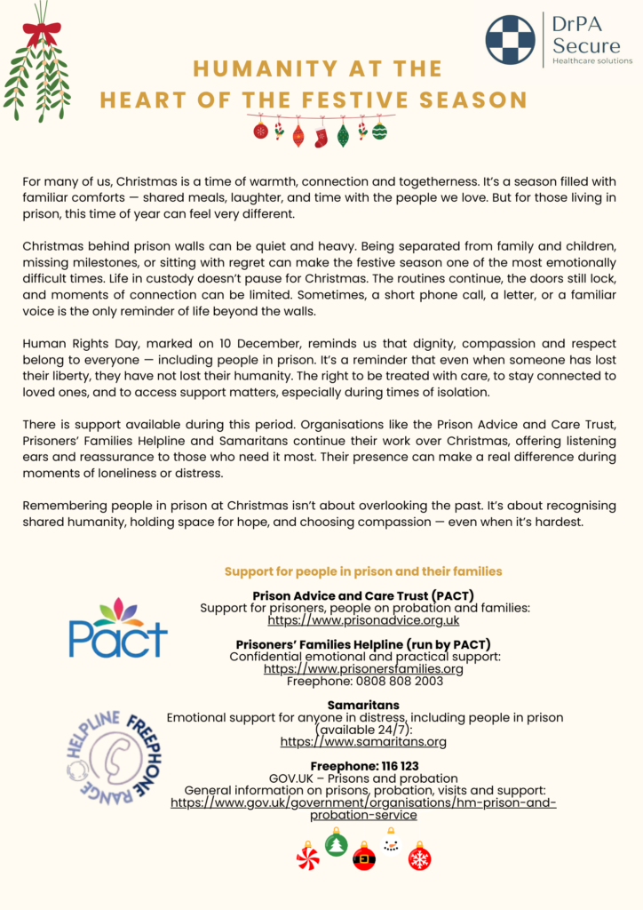 Humanity at the Heart of the Festive Season